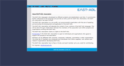 Desktop Screenshot of east-adl.info